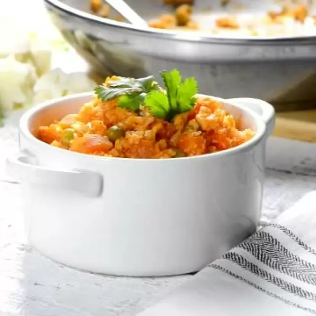 Video de “Arroz” de Coliflor a la Mexicana