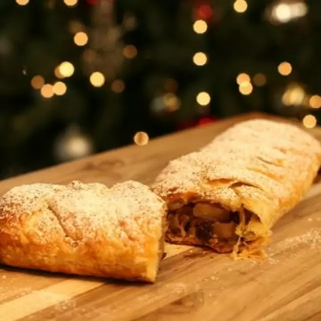 Video de Strudel Trenzado de Manzana 