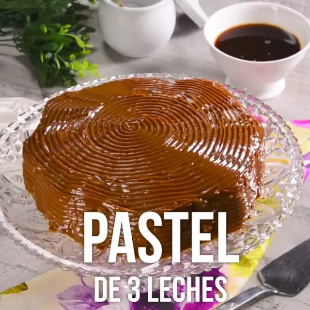 Video de Pastel de 3 Leches con Dulce de Leche