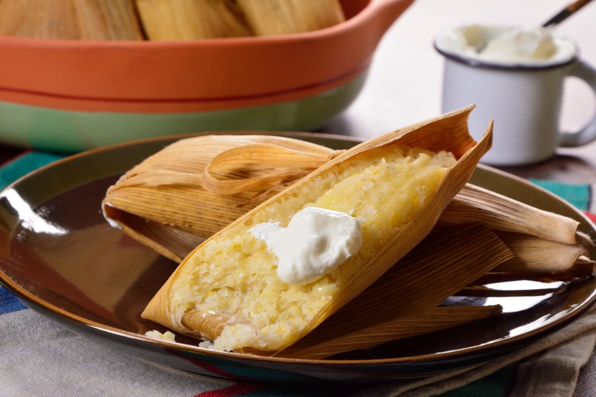 Sweet Corn Tamales