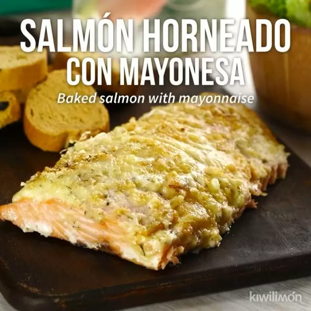 Video de Salmón Horneado con Mayonesa