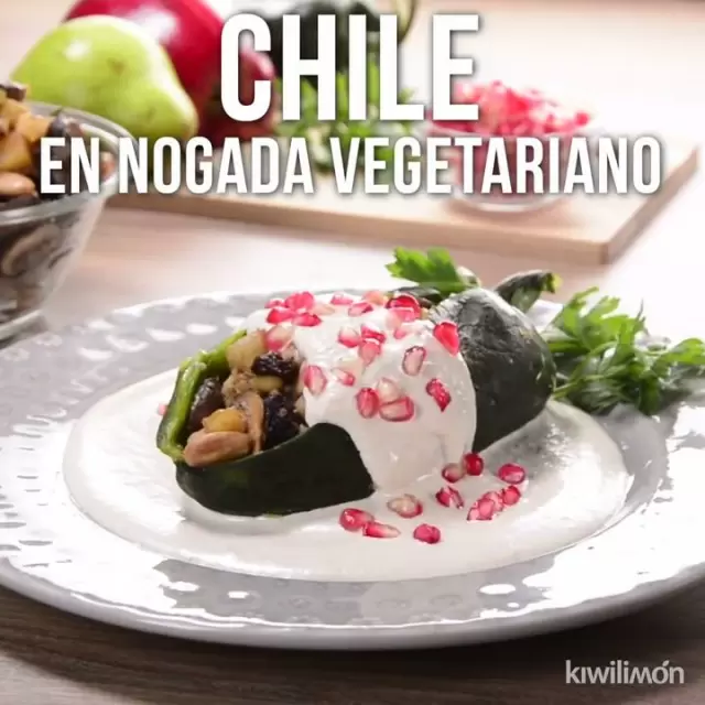 Video de Chile en Nogada Vegetariano
