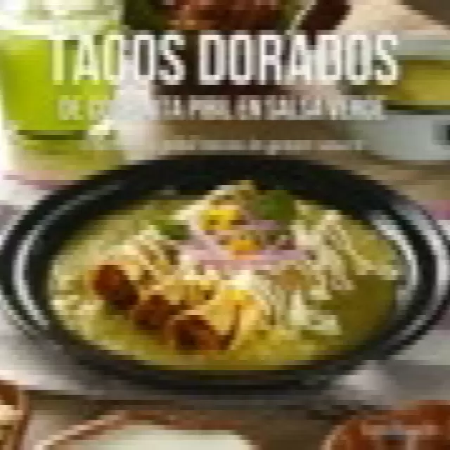 Video de Tacos Dorados de Cochinita en Salsa Verde