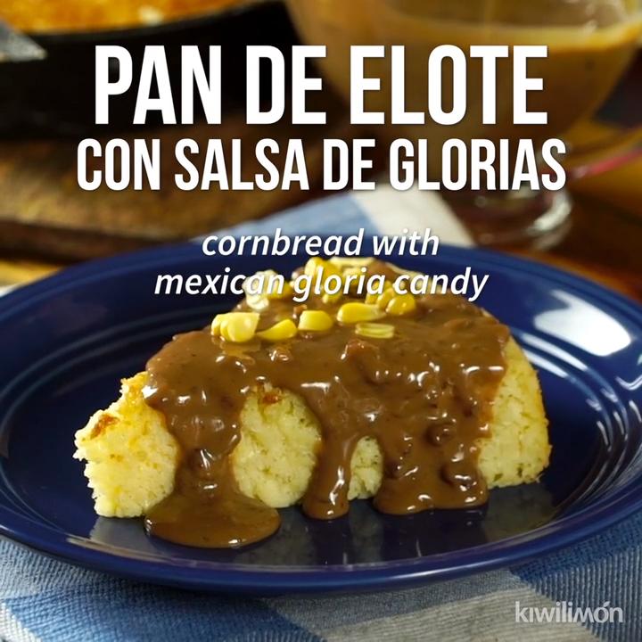 Mexican Sweet Corn Cake with Glorias Sauce