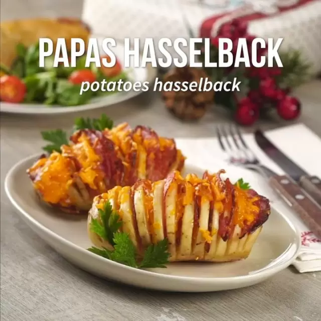 Papas hasselback