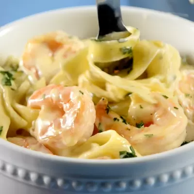 Shrimp Alfredo