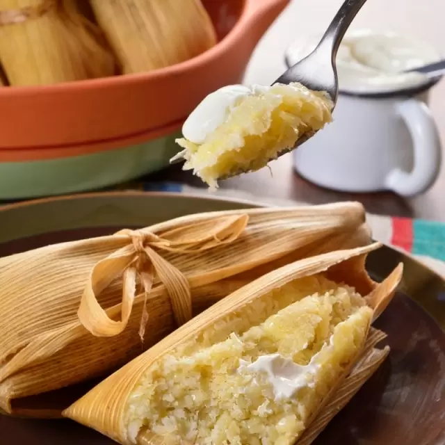 Sweet Corn Tamales