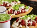 Bean and Chorizo Tlacoyos