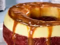 Red Velvet Flan Cake