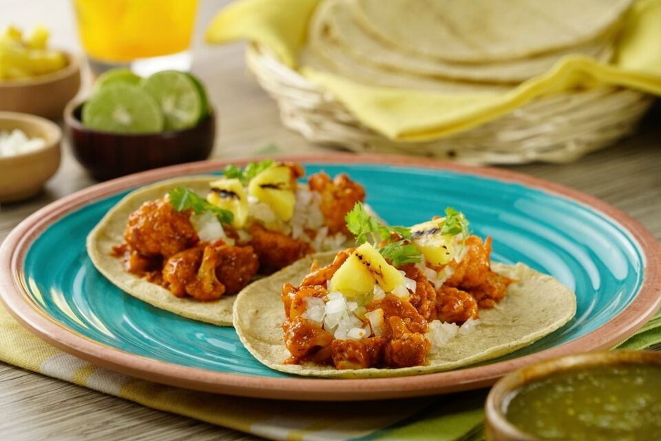 Cauliflower Al Pastor Tacos