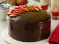 Pastry Cream-Filled Chocolate Cake