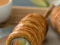 Deep-Fried Sushi Roll on A Stick