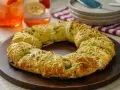 Creamy Shrimp-Stuffed Puff Pastry Wreath