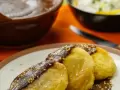 Huauzontle Fritters with Mole