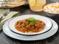Green Bean Chipotle Beef Stew 