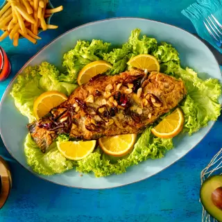 Authentic Mojarra al Ajillo  