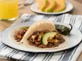 Machaca con Huevos Breakfast Tacos 