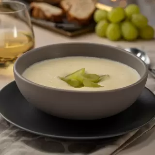 Creamy Cheese & Grape Soup
