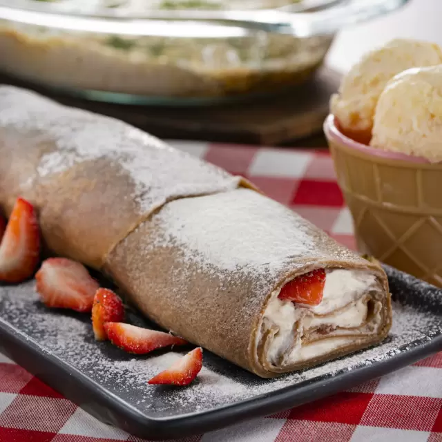 My Cannoli Filling Rum Cake Recipe | Alex Guarnaschelli | Food Network